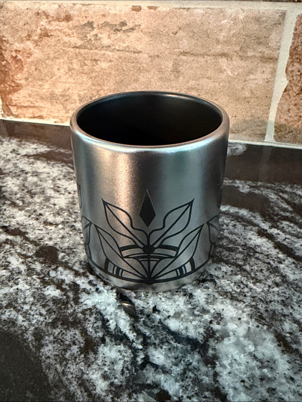 Starbucks reserve nyc Empire State Building art deco design espresso cup